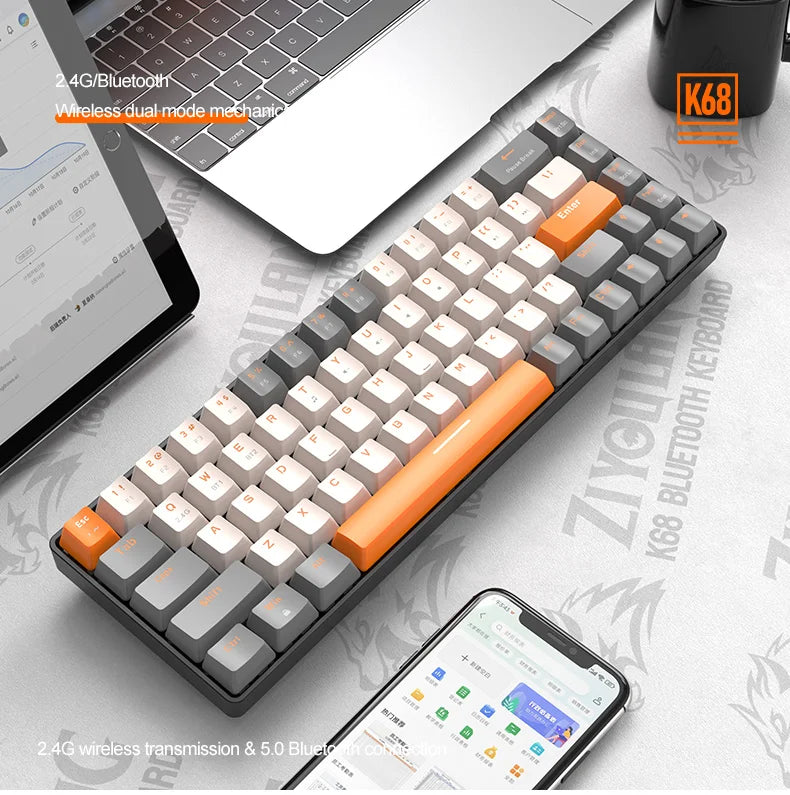 TECLADO MECÂNICO BLUETOOTH