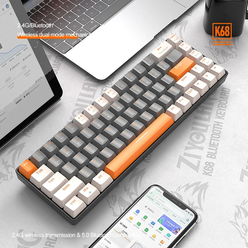 TECLADO MECÂNICO BLUETOOTH